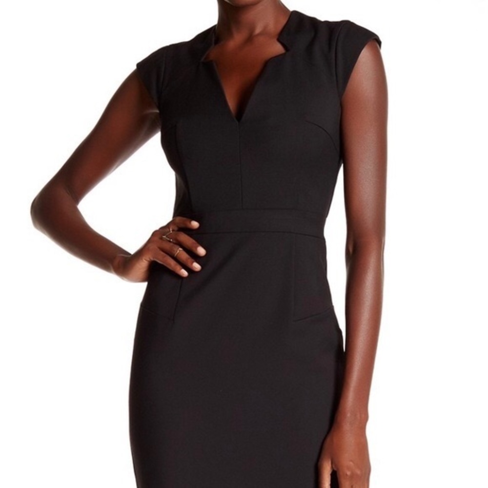 French Connection V-Neck Sheath Dress